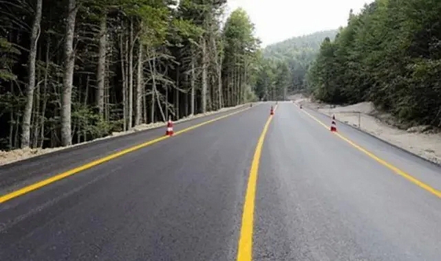 Uludağ yolunda trafik düzenlemesi