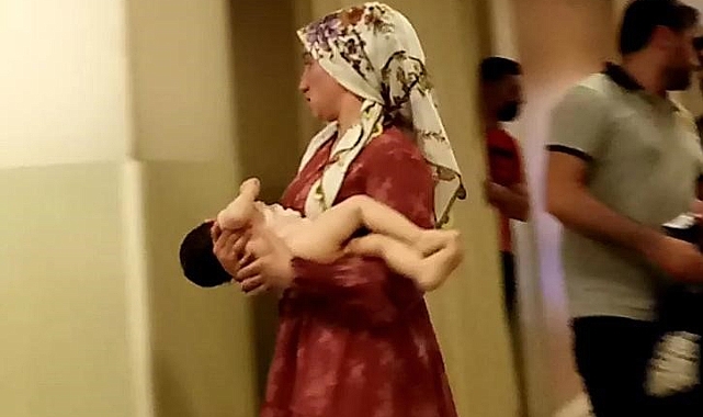Üzerine kakao dökülen bebek yaralandı