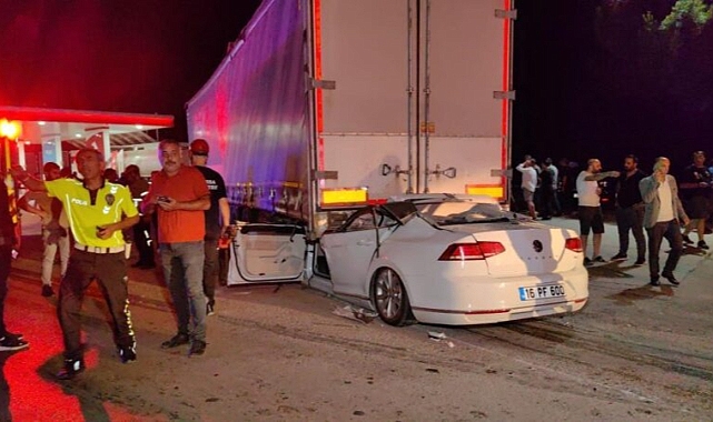 Bursa'daki feci kazada acı detay