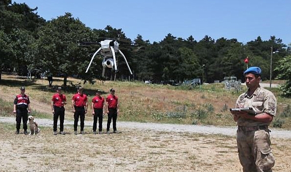 Bursa Jandarmasından orman yangınlara karşı dronlu denetim