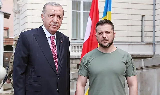Cumhurbaşkanı Erdoğan, Zelenskiy ile görüştü