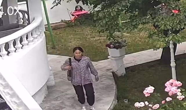 Hırsızlık şüphelisi kadının 'pes' dedirten rahatlığı!