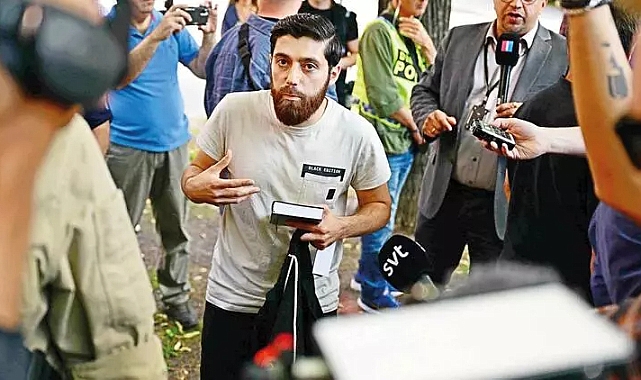 İsveç’te Tevrat ve İncil yakma izni alan genç dünyaya ders verdi