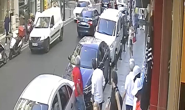 Şişli’de ölümden kıl payı kurtuluş kamerada