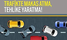 Trafikte atılan