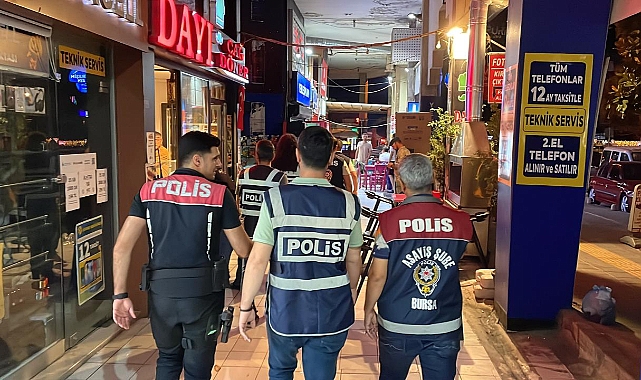 Bursa'da asayiş uygulaması yapıldı