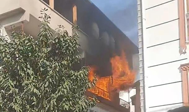 Bursa'da yangın paniği