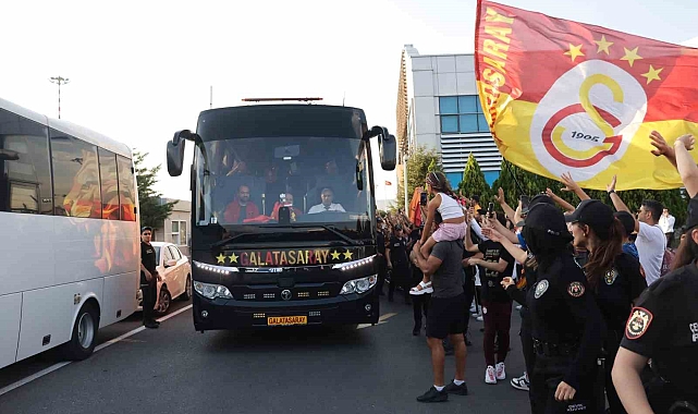 Galatasaray kafilesi Kayseri'de