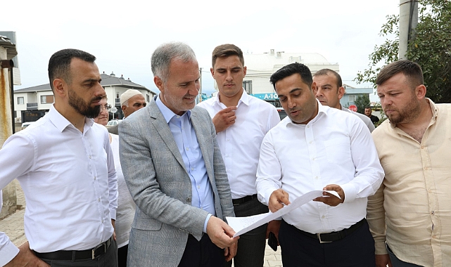 İnegöl Akhisar Mahallesi'nde hizmet yağmuru