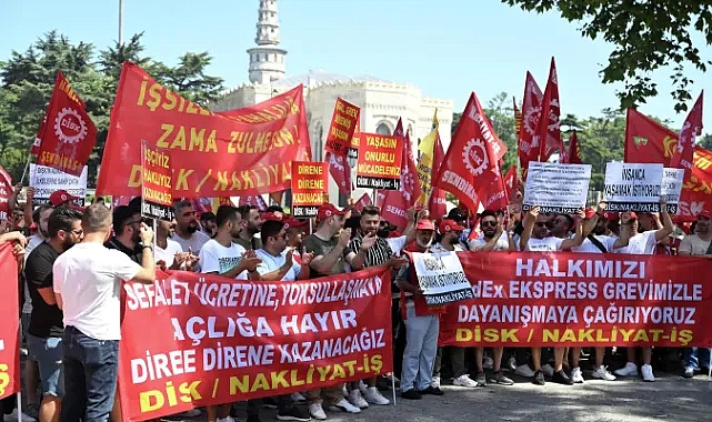 İstanbul'da Nakliyat-İş üyelerinden grev açıklaması
