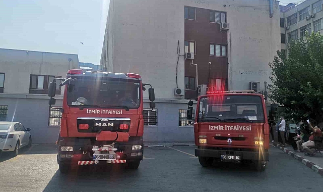 İzmir'de hastanede korkutan yangın