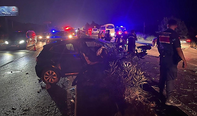Milas'ta zincirleme kaza: 1 ölü, 7 yaralı