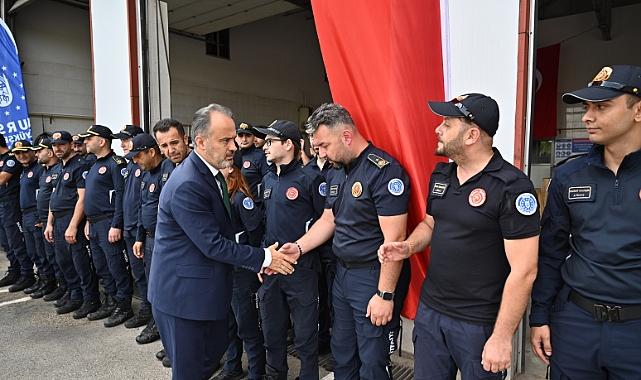 Alinur Aktaş'tan itfaiyeye 309. yıl ziyareti