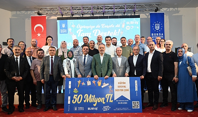 Bursa'da Büyükşehir'den hem öğrenciyi hem esnafı mutlu edecek destek