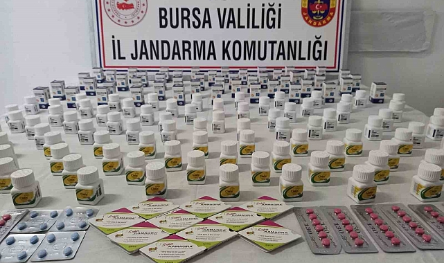Bursa'da cinsel gücü arttırıcı ilaç operasyonu