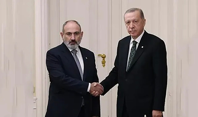 Cumhurbaşkanı Erdoğan, Ermenistan Başbakanı Paşinyan ile görüştü
