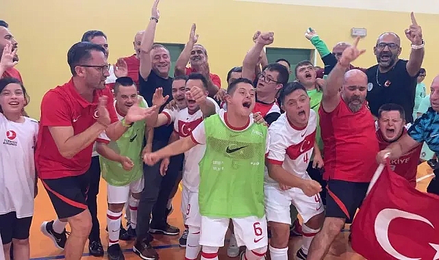 Down Sendromlu Türkiye Futsal Milli Takımı, Avrupa Şampiyonu oldu