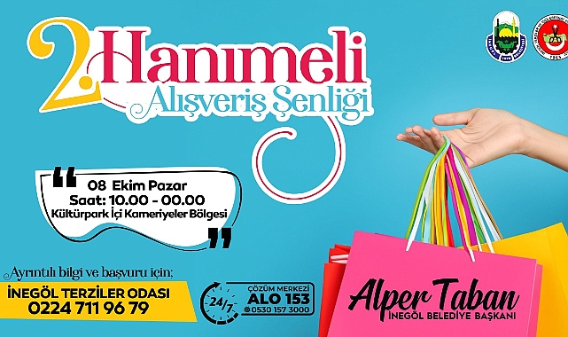 İnegöl'de 2. Hanımeli Alışveriş Şenliği Ertelendi