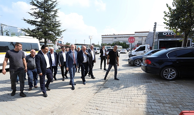 İnegöl Metal Sanayide Parke Taş Ve Otopark Düzenlemeleri Yapıldı