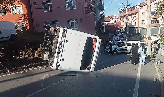 İşçi servisinin çarptığı anne ve 5 yaşındaki kızı hayatını kaybetti