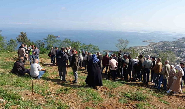 Mezar manzarası için tartıştılar
