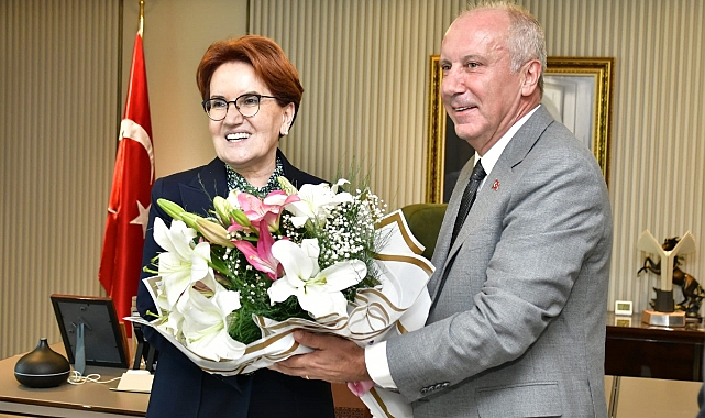 İnce ve Akşener İYİ Parti Genel Merkezi’nde bir araya geldi.