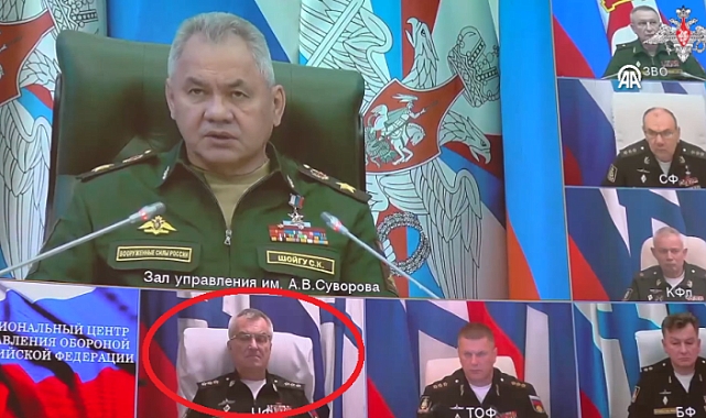 Ukrayna'nın öldüğünü iddia ettiği Rus Komutanı Sokolov, toplantıda görüntülendi