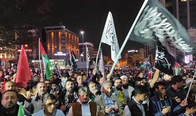 Bursalılar Filistin için sokaklarda