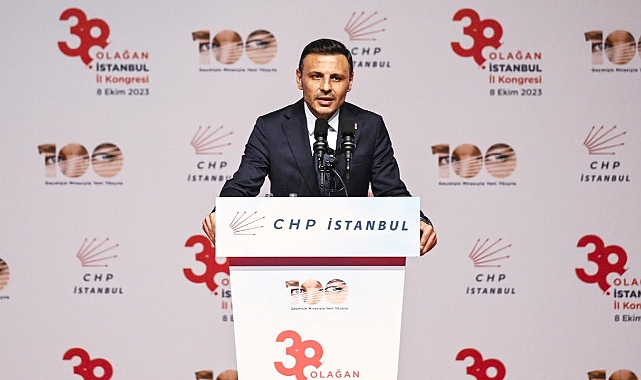 CHP İstanbul İl Başkanlığına Özgür Çelik seçildi
