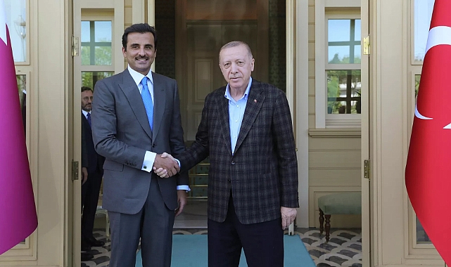 Cumhurbaşkanı Erdoğan, Katar Emiri Al Sani ile görüştü