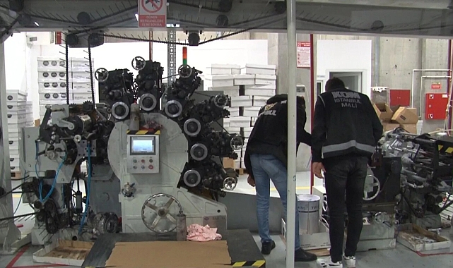 Dünyaca ünlü saç boya markalarının sahte üretimini yapan imalathaneye baskın