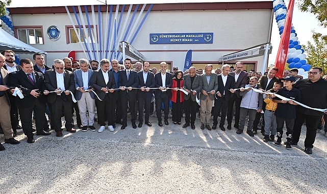 Güneybudaklar'da hizmet binası törenle hizmete açıldı