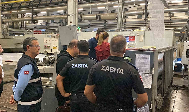Kestel'deki fabrikalara gece şok baskın