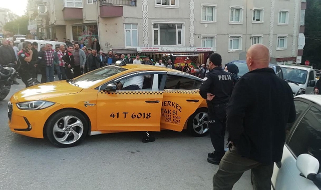 Kocaeli'de silahla vurulan taksi şoförü hayatını kaybetti