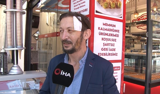 'Ne bakıyorsun' deyip esnafı kafasından bıçaklayıp kaçtılar