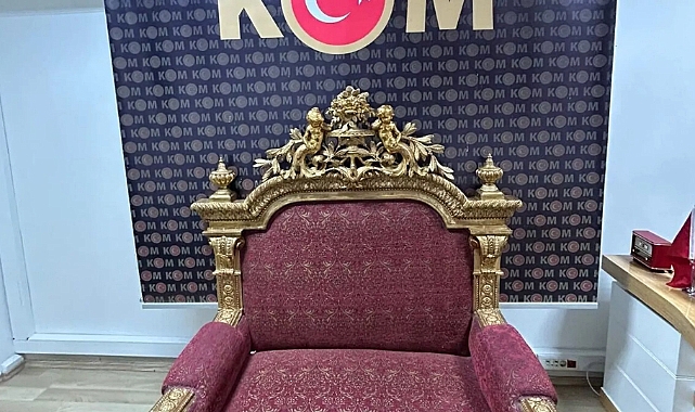 Osmanlı dönemine ait ‘Saltanat Tahtı’ ele geçirildi