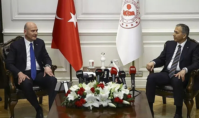 Süleyman Soylu, Ali Yerlikaya'yı ziyaret etti