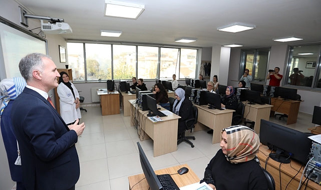 Başkan Taban’dan İnesmek Kursiyerlerine Ziyaret