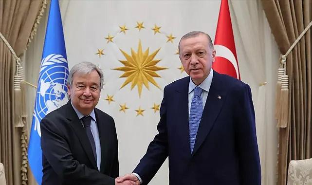 Cumhurbaşkanı Erdoğan, BM Genel Sekreteri Guterres ile telefonda görüştü