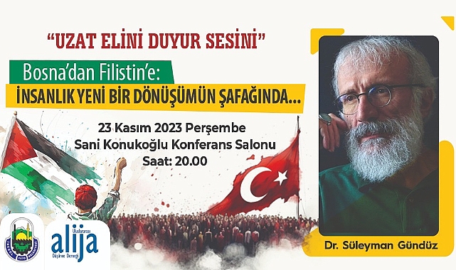 Dr. Süleyman Gündüz Filistin Ve Kudüs’ü İnegöl’de Anlatacak