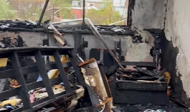 Evinde çıkan yangında hayatını kaybetti