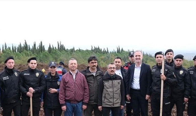 İnegöl'de ''Cumhuriyete Nefes'' Fidanları Dikildi