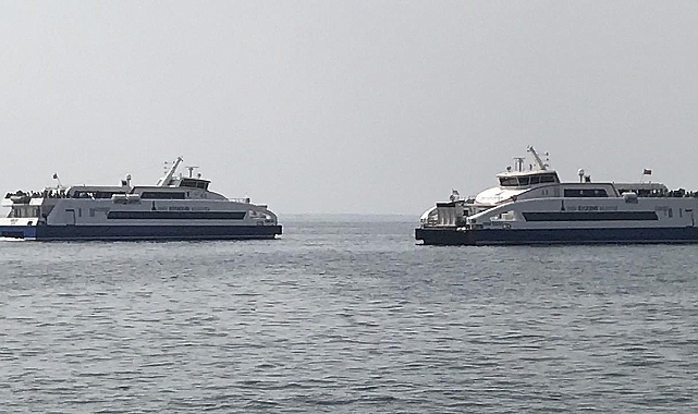İzmir'de arabalı vapur seferleri iptal edildi