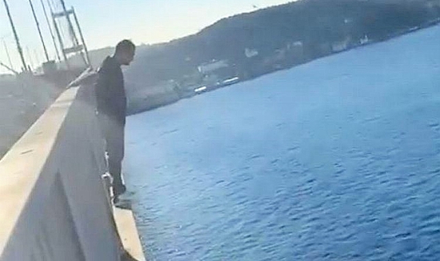 Köprüden atlayarak intihar etti