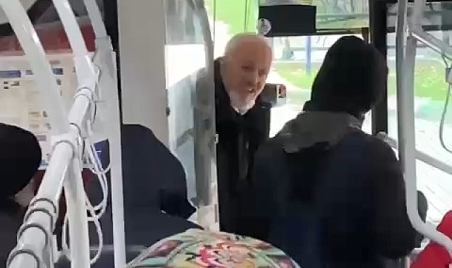 Otobüs şoförü çıldırdı