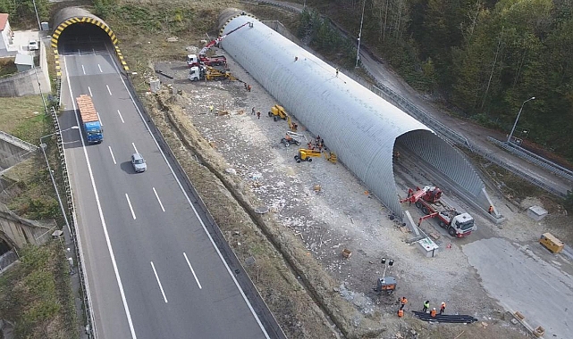 Yenilenen Bolu Dağı Tüneli bugün hizmete açılıyor