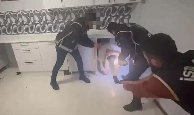 'Yolyemezler' organize suç örgütünün lideri yakalandı: Mutfak dolabından çıktı
