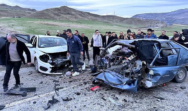 Adıyaman'da iki otomobil çarpıştı: 3 ölü, 3 yaralı