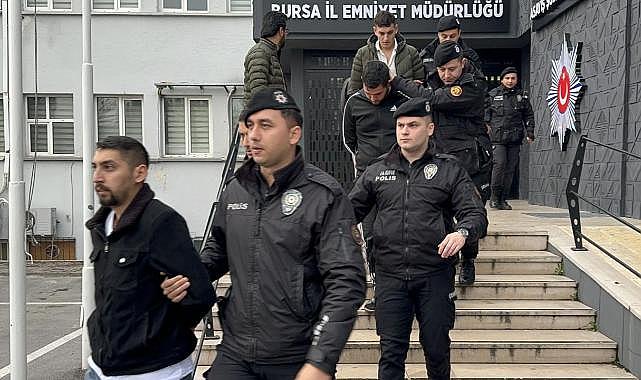 Bursa merkezli hırsızlık operasyonu: 13 gözaltı