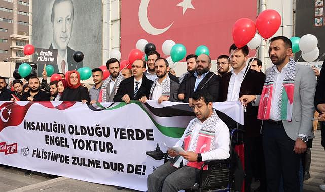 Bursalı AK Partili Gençlerden Filistin’e Destek